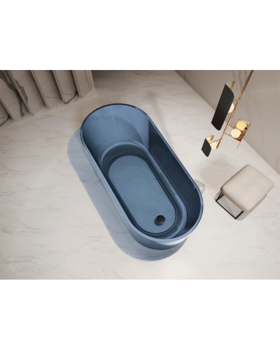 Ванна из полиэфирной смолы 170х80 см Abber Kristall AT9706Saphir