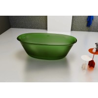 Ванна из полиэфирной смолы 170х75 см Abber Kristall AT9707Emerald