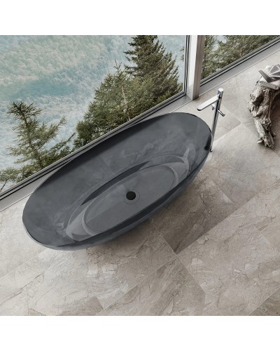 Ванна из полиэфирной смолы 170x75 см Vincea VBT-6T01B