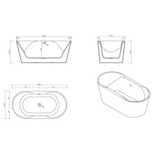 Акриловая ванна BelBagno BB200-1500-750