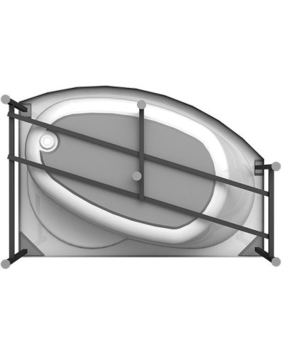 Акриловая ванна Radomir Vannesa Монти 150х105 L 2-01-0-1-1-213 Белая без гидромассажа