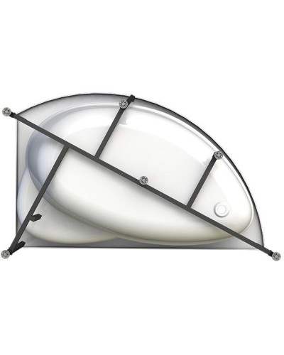 Акриловая ванна Radomir Vannesa Модерна 160x100 L 2-01-0-1-1-214 Белая без гидромассажа