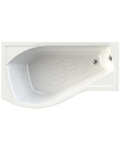 Акриловая ванна Radomir Vannesa Миранда 168x95 L 2-01-0-1-1-209 Белая без гидромассажа