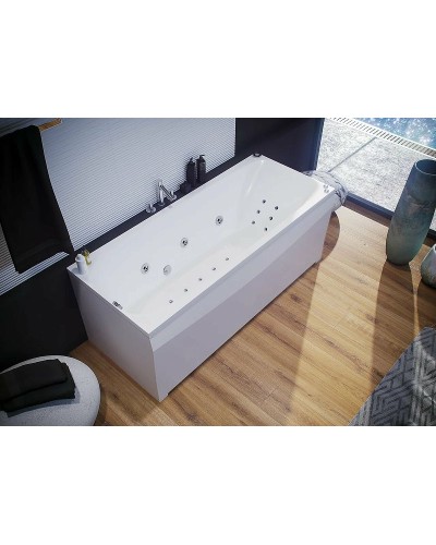 Акриловая ванна Aquatek Альфа 170х70 ALF170-0000062 без гидромассажа без панелей с каркасом (разборный) со слив-переливом