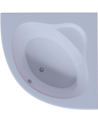 Акриловая ванна Aquatek Калипсо 146x146 KAL146-0000045 без гидромассажа с фронтальной панелью с каркасом (разборный) со слив-переливом