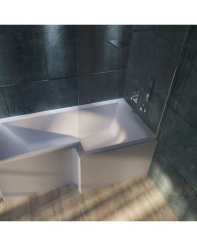 Акриловая ванна Marka One Linea 165x85 R 01лин16585п Белая