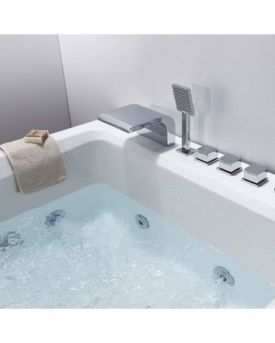 Акриловая ванна Orans 120x180 R 65105r0 с гидромассажем