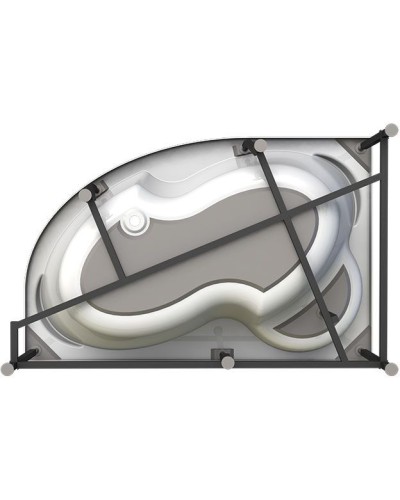 Акриловая ванна Radomir Vannesa Ирма 2 150х97 R 2-01-0-2-1-216 Белая без гидромассажа