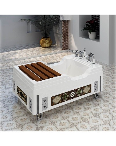 Акриловая ванна Radomir Тахарат 120х80 1-01-0-0-1-166 Белая