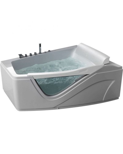 Акриловая ванна Gemy G9056BR 170х130 с гидромассажем