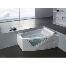 Акриловая ванна Gemy G9056BR 170х130 с гидромассажем