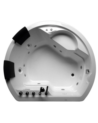 Акриловая ванна Gemy G9053B 185х162 с гидромассажем