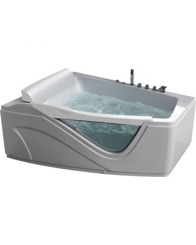 Акриловая ванна Gemy G9056BL 170х130 с гидромассажем