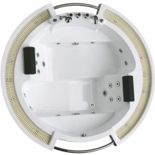 Акриловая ванна Gemy G9060B 210х210 с гидромассажем