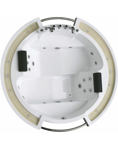 Акриловая ванна Gemy G9060B 210х210 с гидромассажем