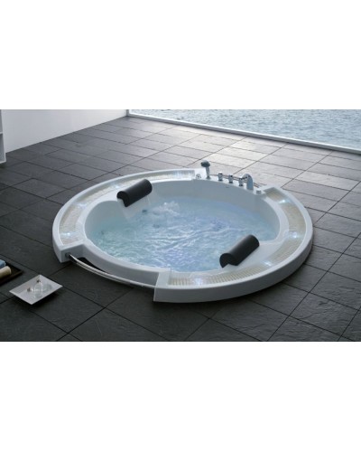 Акриловая ванна Gemy G9060B 210х210 с гидромассажем