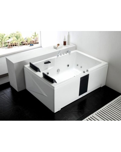 Акриловая ванна Gemy G9061BR 182х122 с гидромассажем