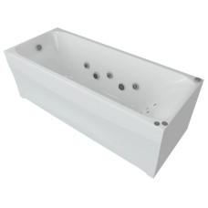 Акриловая гидромассажная ванна 150х70 см пневматическое управление стандартные форсунки Aquatek Альфа-150