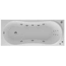 Акриловая гидромассажная ванна 150х70 см пневматическое управление премиум форсунки Aquatek Афродита-150