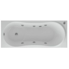 Акриловая гидромассажная ванна 170х70 см пневматическое управление премиум форсунки Aquatek Афродита-170
