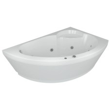Акриловая гидромассажная ванна 170х110 см правая пневматическое управление стандартные форсунки Aquatek Аякс 2