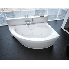 Акриловая гидромассажная ванна 170х110 см правая пневматическое управление премиум форсунки Aquatek Аякс 2