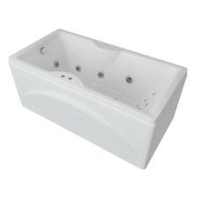 Акриловая гидромассажная ванна 170х75 см пневматическое управление премиум форсунки Aquatek Феникс-170
