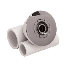 Акриловая гидромассажная ванна 190х130 см пневматическое управление плоские форсунки+спинной массаж 12 форсунок Aquatek Дорадо