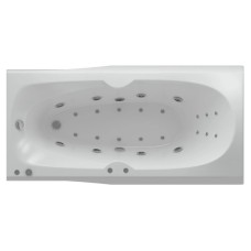 Акриловая гидромассажная ванна 180х80 см пневматическое управление стандартные форсунки Aquatek Европа
