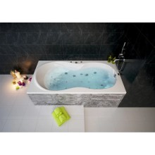 Акриловая гидромассажная ванна 180х90 см пневматическое управление премиум форсунки Aquatek Мартиника