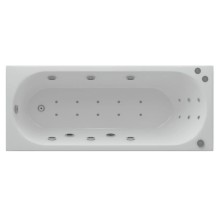 Акриловая гидромассажная ванна 170х70 см пневматическое управление плоские форсунки Aquatek Оберон-170