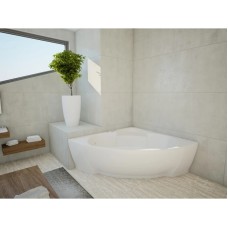 Акриловая гидромассажная ванна 156х156 см пневматическое управление стандартные форсунки Aquatek Поларис 2