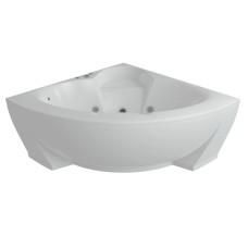 Акриловая гидромассажная ванна 156х156 см пневматическое управление премиум форсунки Aquatek Поларис 2