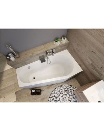 Акриловая ванна Riho Delta 160х80 L B069007005 (BD4300500000000) без гидромассажа