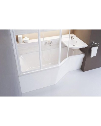 Акриловая ванна Marka One Convey 170x75 L 01кон1775л без гидромассажа