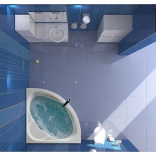 Акриловая ванна 140х140 см Santek Карибы 1.WH11.1.982