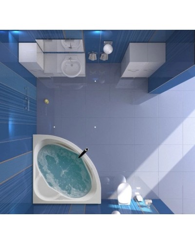 Акриловая ванна 140х140 см Santek Карибы 1.WH11.1.982