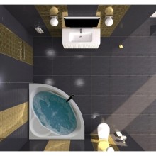 Акриловая ванна 140х140 см Santek Карибы 1.WH11.1.982