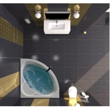 Акриловая ванна 140х140 см Santek Карибы 1.WH11.1.982