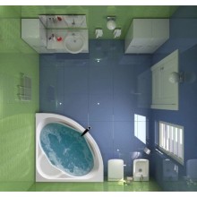 Акриловая ванна 140х140 см Santek Карибы 1.WH11.1.982