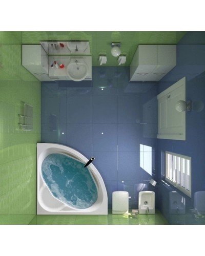 Акриловая ванна 140х140 см Santek Карибы 1.WH11.1.982