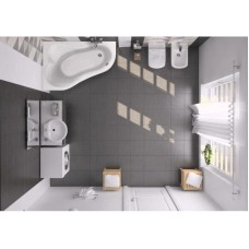 Акриловая ванна 160х100 см L Santek Ибица XL 1.WH11.2.036