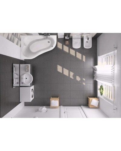 Акриловая ванна 160х100 см L Santek Ибица XL 1.WH11.2.036