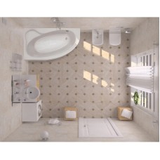 Акриловая ванна 170х110 см L Santek Эдера 1.WH11.1.995