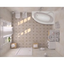 Акриловая ванна 170х110 см R Santek Эдера 1.WH11.1.994