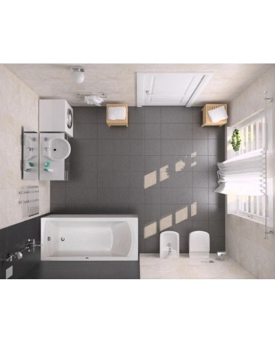 Акриловая ванна 160х70 см Santek Монако 1.WH11.1.977