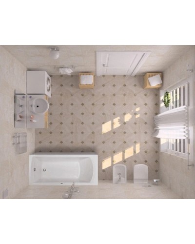 Акриловая ванна 170х70 см Santek Монако 1.WH11.1.979