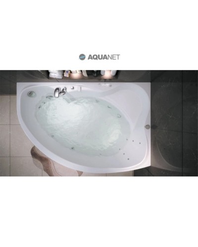 Акриловая ванна 160,4x110 см правая Aquanet Jamaica 00205503