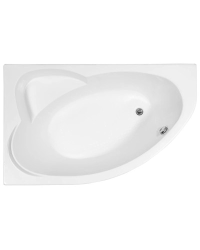Акриловая ванна 159,5x100 см левая Aquanet Sarezo 00205548