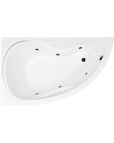 Акриловая ванна 148,4x89,2 см левая Aquanet Maldiva 00205519